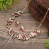 Nuevo collar con pendientes geométricos de esmalte transfronterizos para mujer, collar con espiral irregular de alta gama a la moda.