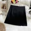 Saia Midi Dongdaemun Estilo Coreano Feminina Bodycon Fenda Saia Curta Saia de Alfaiataria 2585 Design Fenda Emagrecedora