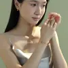 Colar Original Design Folha de Ginkgo Jade Hetian para Mulheres, Prata Pura, Pingente Artístico Retrô Novo Estilo Chinês, Corrente Clavícula Pequena Fortuna