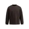 Moletom Básico Redondo Simples de Outono SANHOMME para Homens, Camisa Base Versátil Casual Solta Tendência 61867