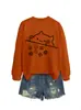 Amazon eBay Tienda Independiente Linda y Divertida Casual Sudadera de Gato Dados Redonda Cuello Largo para Comercio Exterior Transfronterizo