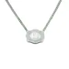 Collar Colgante Transfronterizo Europeo y Americano Primavera Nuevo Colgante Inicial Letra 26 Textura en Relieve Colgante Personalizado Accesorios Elegantes