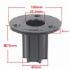 Base de soporte para altavoz, bandeja de soporte, accesorios de montaje, orificio de montaje de 35 mm, soporte de doble orificio, base de plástico, orificio de la base