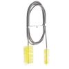 Cepillo de limpieza de tuberías de agua para acuario, de doble cabeza, para tuberías de entrada y salida, cepillo de resorte, cepillo de acero inoxidable para tuberías de agua, cepillo para tuberías 155 cm