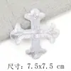 Pegatinas de Tela Bordada con Patrón Dorado y Plateado, Vestidos Antiguos, Nubes Propicias, Óperas, Varios Estilos de Piezas Bordadas, Pegatinas Decorativas de Parche, Accesorios DIY, Flores Calientes