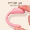 Cepillo de Nariz de Silicona para Limpiar Poros, Cepillo Limpiador Facial, Cepillo Limpiador de Cerdas Suaves, Cepillo de Dedo de Silicona Suave para Nariz para Eliminar Puntos Negros, Cepillo de Silicona