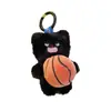 Colgante de Gato Deportivo Original Jinnew - Llavero Colgante de Peluche Elástico Adorno Colgante Pequeño Lindo Regalo