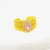 Seiko Mediana Vintage Flash Diamante Edición Ancha Anillos de Cuentas con Cordón Anillo Ajustable de Apertura Vintage para Mujer Venta al por Mayor