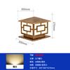 Farola Solar Led Lámpara Impermeable Lámpara para Pilar de Puerta de Jardín Lámpara para Valla de Villa Patio Impermeable y Duradera