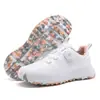 Comercio Exterior Transfronterizo Zapatos de Golf para Hombres y Mujeres Impermeables Botón Giratorio Zapatos de Golf para Pareja Zapatilla Deportiva Casual