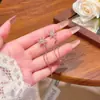 Pendientes de Copo de Nieve de Venta Caliente Transfronterizos, Nicho de Borla Larga, Pendientes de Lujo Accesible, Joyería Elegante de Moda, Pendientes para Perforación de Oreja