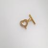 Fornecimento de metal otbuckle colar de pérolas fivela de cobre banhado a ouro pulseira fivela fechamento conexão Fivela Cabeça acessórios de jóias artesanais