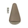 En stock Cortapelos Nasal Cubierta de Cuero con Logo Imprimible de Seis Colores Tijeras para Acabado de Cejas Cubierta Protectora Cortapelos de Barba Cortador Cruzado Cubierta de Almacenamiento