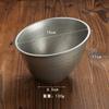 Cubo de Acero Inoxidable Vintage para Lechuga, Cubo Viejo para Barbacoa de Verduras, Bol para Snacks, Cubo de Basura, Bol Diangle, Bol para Servir en Sala de Hot Pot
