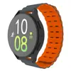 Adecuado para Samsung/Huawei Watch Series Correa de Reloj de Silicona Magnética Bicolor Tipo Bucle 22mm Estilo Nuevo