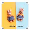 Nuevo dibujo animado lindo lazo oso de peluche oso resina accesorios DIY funda para teléfono móvil parche para ropa accesorios