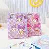 Dibujos Animados Kuromi Perro Canela Mini Exquisito Tablero Pequeño Clip Bloc de Notas Bloc de Notas Cuaderno Pequeño Regalo para Niños