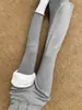 Pantalones Deportivos de Microcampana para Mujer Otoño/Invierno Cintura Alta Adelgazantes Favorecedores para Altas Pantalones de Yoga Ajustados al Cuerpo Fluidos Casuales Pantalones de Campana Forrados de Polar