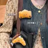 Pelúcia Original Pequeno Pão Broche Criativo Chaveiro Figura Fofa Boneca Acessórios de Roupa Presente Venda por Atacado
