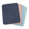 Mouse Pad a Pronta Entrega, Tamanho Pequeno, Couro, Cor Sólida, Pad Fofo para Laptop, Couro à Prova d'Água, Resistente a Manchas, Pad para Mesa de Escritório
