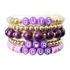 Pulsera para Fans de OLIVIA RODRIGO Cruce de Fronteras Amor Morado Pulsera del Álbum de Olivia Rodrigo