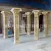 Escultura de coluna romana em estilo europeu de arenito artificial, decoração de coluna translúcida em fibra de vidro, adereço para arranjo de fotos em espuma, Romano