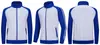 Uniforme de baloncesto con cuello alto, chaqueta deportiva roja de invierno de manga larga, chaqueta deportiva para correr al aire libre con tres rayas, hecho a medida