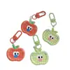 Nuevo Llavero de Manzana a Cuadros KT Dulce Ins Corazón de Chica Linda Suave Lindo Estudiante Accesorios Colgantes para Mochila Lote
