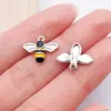Joyas con Gotas de Aceite de Abeja Accesorios Colgante de Animales de Aleación Collar Pulsera Llavero Cadena de Teléfono Adorno Hecho a Mano