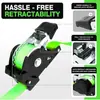 Correas de trinquete retráctiles automáticas en stock 1''X10' Paquete de 4 1500 Lbs Correas de amarre retráctiles automáticas para camión