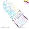 Set de Lentejuelas para Uñas Magic Color Redondas 1+2+3mm Mixtas 12 Colores Parche de Joyería para Uñas Punto de Ola Perlado Mate