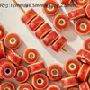 Cuentas Sueltas de Cerámica Hechas a Mano DIY Pulsera Collar Accesorios para Joyería Paquete de Materiales Cuentas Manuales Accesorios con Cuentas Rojo