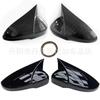 Adequado para Volkswagen Golf 6 GTI buzina espelho retrovisor capa protetora modificada fibra de carbono capa do espelho shell