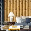 Fábrica de Origen Patrón Vintage Grano de Madera Pared Fondo del Hogar Papel Tapiz Autoadhesivo Pegatinas de Pared Papel Tapiz Decorativo para Renovación