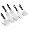 Set de Herramientas de Pala Sartén Espátula para Hornear Cocina Hogar Acero Inoxidable Espátula para Barbacoa Utensilios de Cocina Bistec Teppanyaki