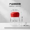 Taza de Vidrio Gruesa de Alto Borosilicato, Gran Capacidad, Taza Portátil para Agua de Frutas Cold Brew, Hecha a Medida Según Tu Diseño, Al por Mayor en Stock