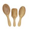 Ventas Directas de Fábrica Peine Grande de Madera de Bambú con Cojín de Aire Cuidado del Cabello Peine de Madera Antiestático Peine de Masaje con Bolsa de Aire Nutre el Cabello Sin Enredos