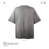 Camiseta de manga corta con estampado retro americano de algodón pesado de 250 g, para hombre y mujer, de verano, de marca de marea suelta, comercio exterior transfronterizo al por mayor