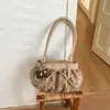Bolso de lunares de moda transfronterizo, nueva colección de otoño 2026, bolso de mano exquisito, bolso para el trabajo, bolso de hombro con lazo y bolso de axila