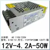 Fonte de alimentação chaveada 24V2A transformador 24V50W Fita de LED S-50-12V4.2A Fonte de alimentação regulada DC