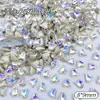 Diamante para Uñas con Forma de Corazón Torcido y Base Puntiaguda 8*9mm Diamante de Punto Explosivo Set de Diamantes de Base Puntiaguda Decoración para Manicura Uñas Portátiles Joyería Popular Venta al por Mayor