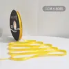 Lazo de regalo de color sólido de 1 cm flor decorativa para envolver material para ramos de cinta de satén venta al por mayor