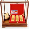 Ornamentos de Pequenas Barras de Ouro com Folha de Ouro, Doze Signos do Zodíaco, Vendas de Seguros Bancários, Bom Começo para a Temporada de Vendas, Presentes Geradores de Tráfego para Transmissões Ao Vivo