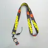League of Legends Anime Sombra de Fuego Dragon Ball caricatura teléfono móvil cordón de cuello largo colgante largo tela de poliéster impresión por transferencia térmica