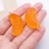 Accesorios de Frutas de Simulación de Resina Limón Tridimensional Uvas Fresas Manzanas Accesorios para Joyería Colgantes para Manualidades Collares Colgantes