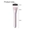 Brocha para Base de Maquillaje, Forma Plana, Mismo Modelo que Usan los Maquilladores, Asequible y Fácil de Usar, Set de Brochas para Mascarilla, Herramienta para Mezclar y Fijar Color