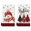 Paños de limpieza creativos temáticos de Navidad para Amazon transfronterizo, paños para el hogar, la cocina y la mesa de comedor, paños de cocina y toallas decorativas de Navidad