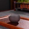 Taza maestra de cerámica de borde de té oculto al por mayor, arena púrpura, craquelado de hielo, horno fijo, mate, taza individual, kung fu, taza de té pequeña, juego de té, productos de tazón de té