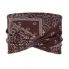 Diadema de Estilo Bohemio Diosa Transfronteriza Europea y Americana con Estampado Paisley para Deporte de Ala Ancha Accesorios para el Cabello Casual de Yoga Absorbentes de Sudor Diadema