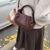 Bolso de estilo coreano Mori para mujer, de gran capacidad, con diseño plisado, estilo bolsito, informal, para ir al trabajo, tipo bandolera, 2025